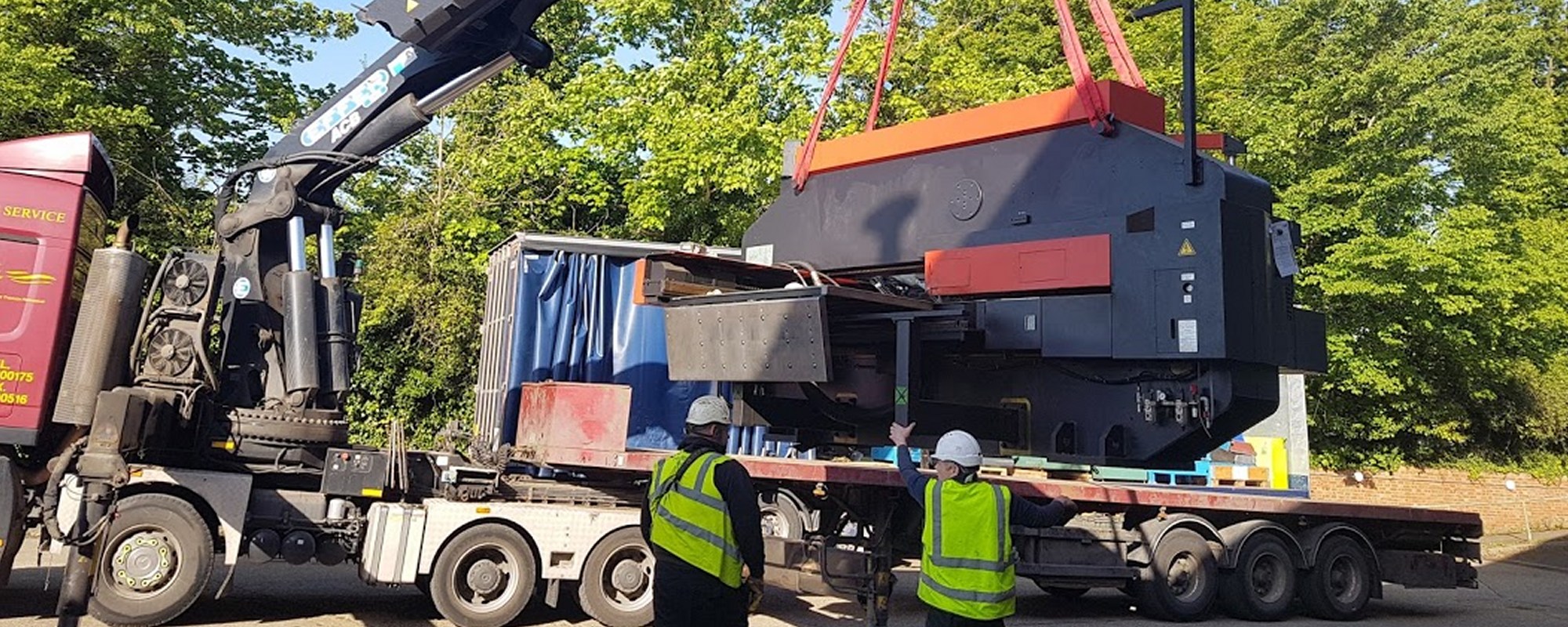 heavy machinery relocation Southampton Hampshire